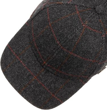 Кепка Stetson Kinty Wool з мікрофлісом та клапаном для вух, чоловіча, з бавовни, сіра, розмір L