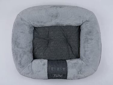 LunaLounge Snuggle Bed for Dogs and Cats in 3 Sizes and Colors (L, Grey)