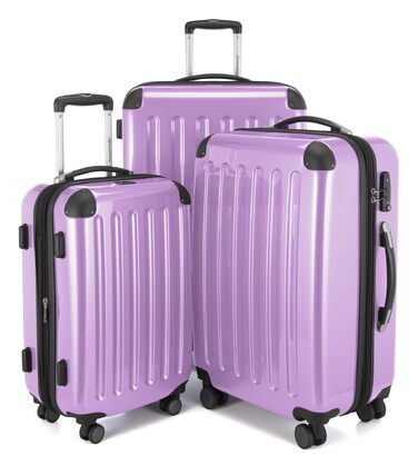 Валіза Hauptstadtkoffer ALEX, 75 см, 119 л, розширювана, з TSA-замком, рожевий (фіолетовий, SET (S+M+L))
