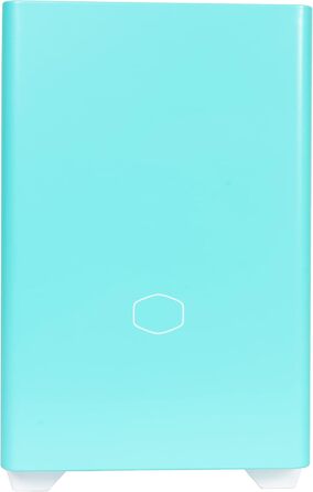 Корпус Mini-ITX Cooler Master MasterBox NR200P Caribbean Blue з загартованим склом, вертикальним кріпленням GPU та покращеною вентиляцією