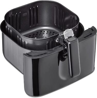 CASO AF 600 XL - large hot air fryer with a 6L basket volume, 12 automatic programs, sensor-touch control, timer from 1-60 minutes, removable basket (dishwasher-safe)