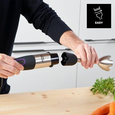 Електричний блендер Taurus Stabmixer 1000W з 20 швидкостей, турбо-функцією та нержавіючою сталлю
