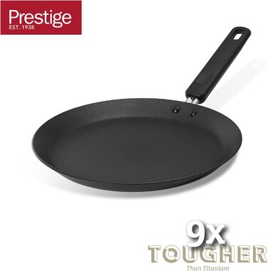 Набір сковорідок Prestige 9 x Tougher з антипригарним покриттям (3 шт.) 21/25/29 см. Стійке до подряпин покриття, зручні ручки, безпечні для духовки та посудомийної машини