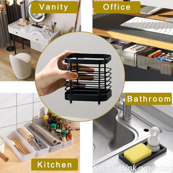 Bathroom Toothbrush Holder (black)