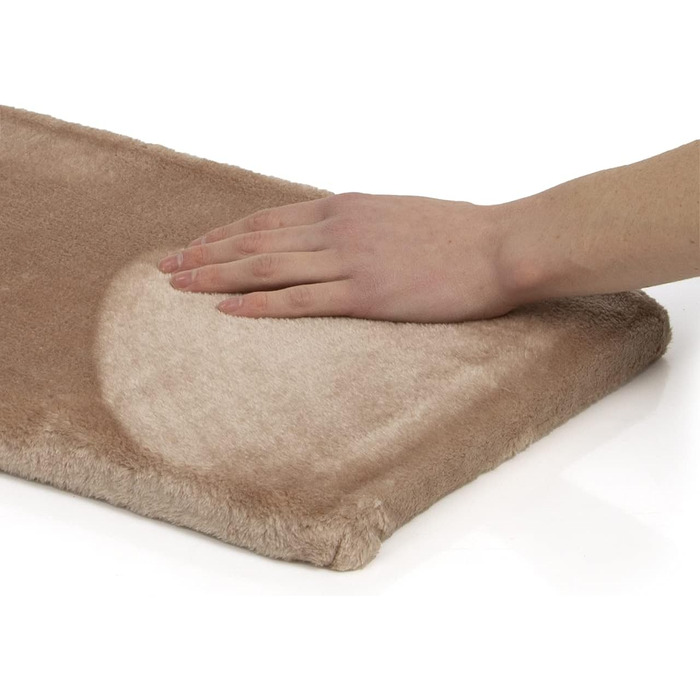 Ліжко для котів на підвіконня Snuggly Place - велике, зручне, миється, 75 x 35 см (Бежевий)