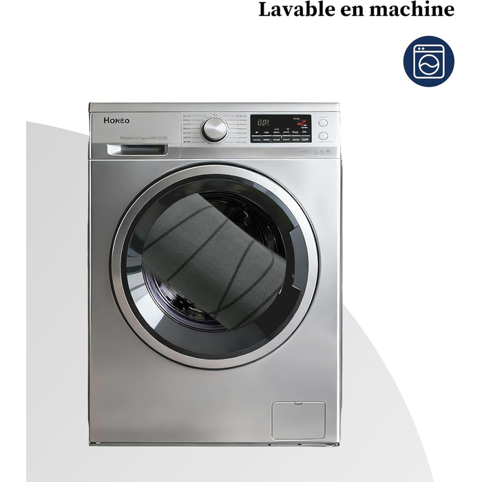 Килимок для ванної кімнати chakme з ефектом пам'яті (Memory Foam), нековзкий та вологопоглинаючий, темно-сірий, 43x61 см