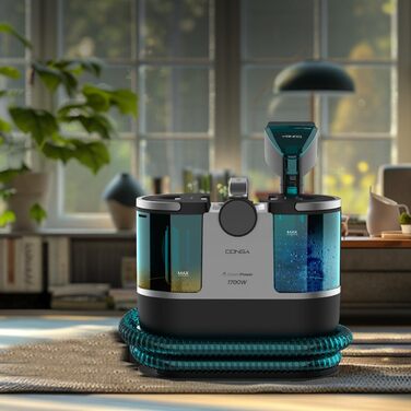 Пароочисник та пилосос Cecotec Conga 7000 Carpet&Spot Clean Steam XXL Essential 1700 Вт 3-в-1, резервуари 1600/950 мл, радіус дії 9м