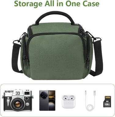 Чохол для камери Ainiv: DSLR/SLR, Canon, Nikon, Sony, водонепроникний, зелений