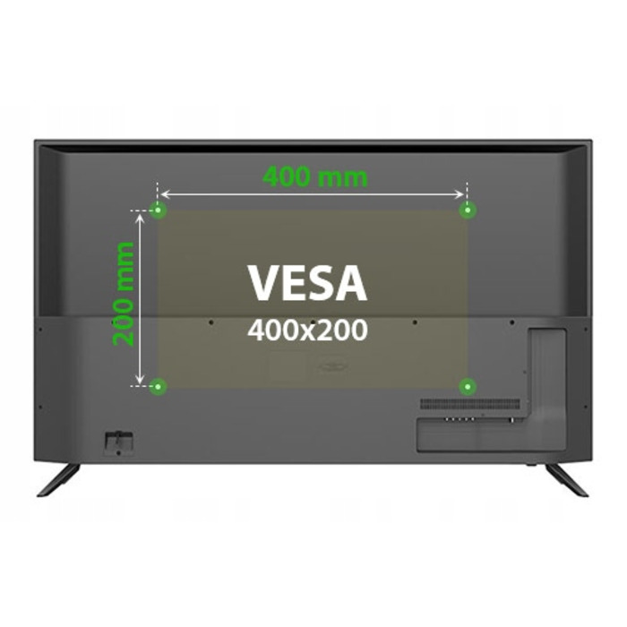 Поворотний кронштейн для телевізора Perlegear, навантаження до 20 кг, VESA 75x75/100x100