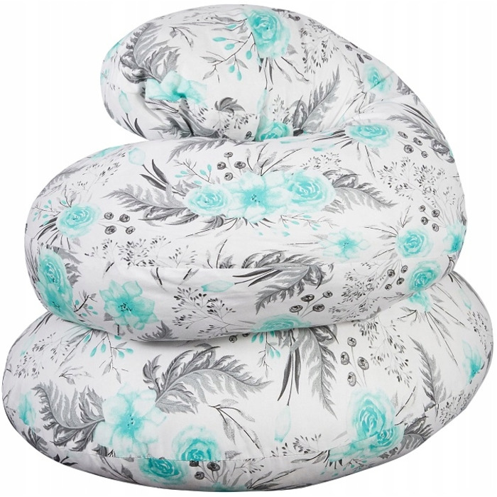 Подушка для сну Babymam, біла, силіконові кульки, 3в1