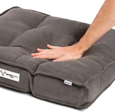 Килимок для собак JAMAXX з м'якою наповнювачем, знімний чохол, килимок-матрац для собак, дизайн Vintage Canvas, PDB1086 (M), 65 x 55 см