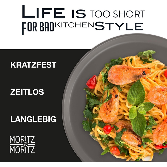 Набір посуду Moritz & Moritz NORDIC на 6 осіб (48 предметів) - 18-ти частинний сервіз з кераміки в скандинавському стилі. Міцний набір тарілок на 6 осіб для щодня та гостей.