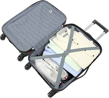 Чемодани Travelers Club Chicago Hardside Spinner (3 шт., рожеве золото) - розширювані, блакитно-зелені