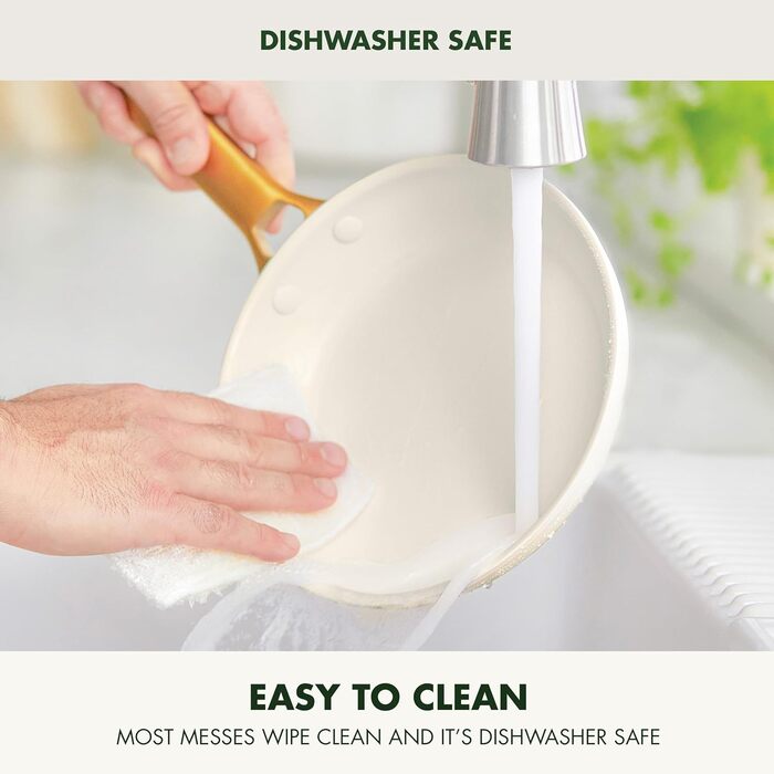 Набір сковорідок GreenPan, 3 шт., з керамічним покриттям, антипригарні, без PFOA та PFAS, з нержавіючої сталі, для плити та духовки, 20.3 см, 25.4 см, 30.5 см