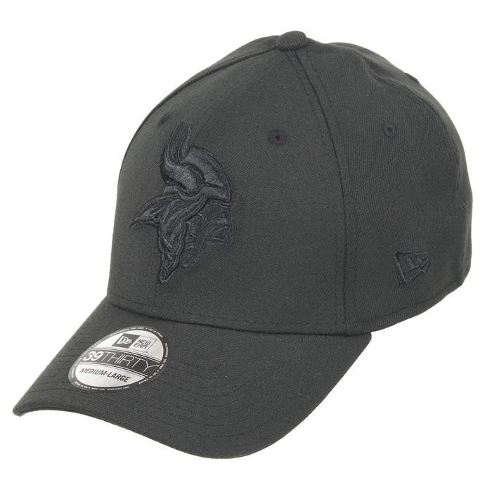 Кепка New Era NFL Vikings 39thirty бейсболка чорна M-L ліцензійна