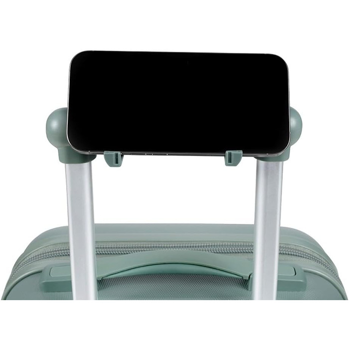 CarryOn Skyhopper: валіза ручної поклажі з жорстким корпусом 55x35x20 см, TSA, подвійні колеса (зелений, міні)