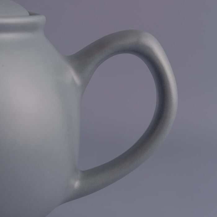 Price & Kensington Teapot made of stoneware, 110 cl, for Pastell (Grey, 6 cups)