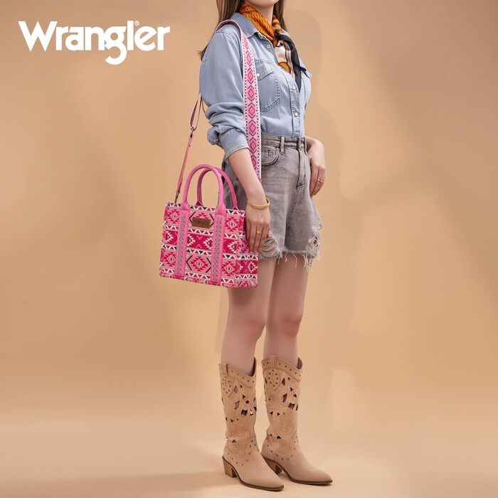 Сумка жіноча Wrangler Azteken Peach Pink: стиль вестерн, модний аксесуар