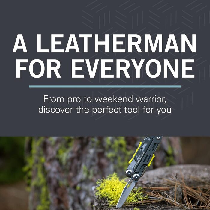 Leatherman Signal Multi-Tool - 19-Tool Camping & Survival Kit with Nylon Sheath (Gray)