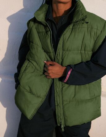Жіноча зимова коротка пуховик Wete Легка тепла куртка з рукавами-крилами та кишенями, чорний (XXL, Армійний зелений)