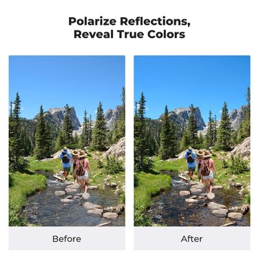 Поляризаційний фільтр K&F Concept Nano X-Serie 58mm з магнітним адаптером