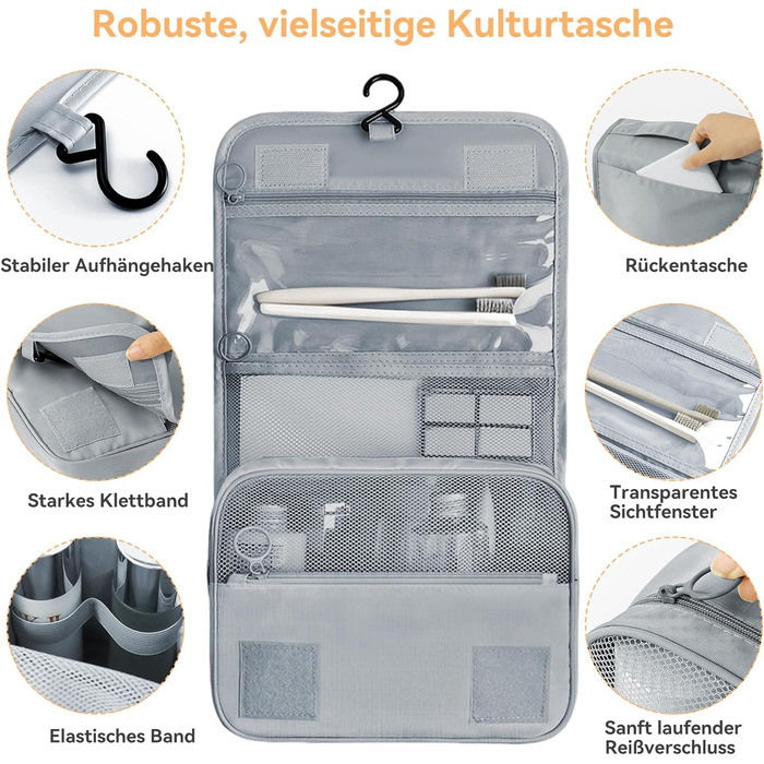 Органайзер для валізи Chijoo (12 шт, чорний) – набір кубиків для пакування, аксесуари для подорожей (сірий)