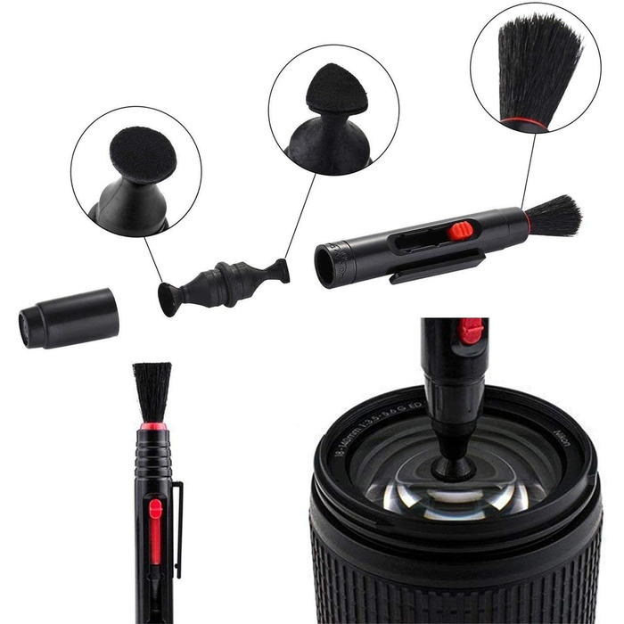 Набір для чищення камери: професійний комплект для догляду за об'єктивами та корпусом | Бластер для видалення пилу, аксесуари для чищення фототехніки