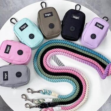 Сумка для ласощів та пакетиків для вигулу собак COOWONE, рожевий колір