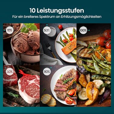 Мікрохвильова піч Hisense H20MOBS4HI 23 л з InverterTech, керамічним покриттям та цифровим керуванням