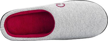 Тапочки зимові Mishansha для дому та вулиці, унісекс, піна пам'яті, розмір 36-47, сірий/червоний