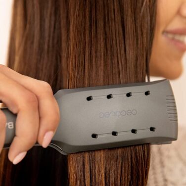 Випрямляч для волосся Cecotec Ritualcare 900 Max з широкими пластинами, 55W, покриття кератину та арганової олії, іонізація, XL-пластини, просунута кераміка, кабель 3м з поворотним з'єднанням, покриття з турмаліну та екстракту авокадо