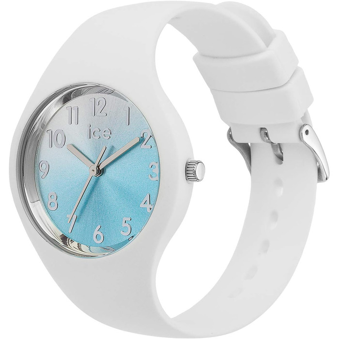 Жіночий годинник Ice-Watch ICE sunset Turquoise (Small) білого кольору з силіконовим ремінцем, 015745