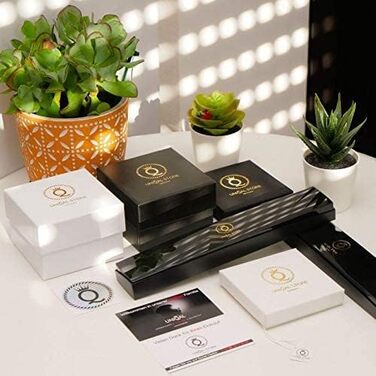 Чоловічий шкіряний браслет UNIQAL 'Premium Style' з нержавіючої сталі, сріблястого кольору, 23 см | Безкоштовна подарункова коробка