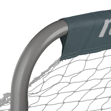 Relaxdays Grey Football Goals, 2-Piece Set