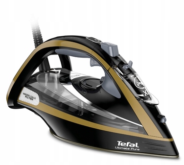 Парова праска Tefal Ultimate Pure 9865, 3000 Вт, потужний паровий удар 250 г/хв, система Anti-Drip