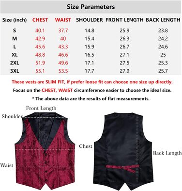 Костюмний жилет DiBanGu (5 шт.): жилет, краватка, нагрудна хустинка, запонки, кільце для краватки. Зелений/Чорний (L, Золото/Чорний)