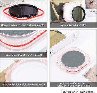Фільтр ND Graufilter Variable 72mm PROfezzion: регульована щільність ND2-ND2000 для Sigma, Nikon, Fujifilm