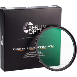 Фільтр UV Berlin Optix Premium 46mm Schott-Glas з 16 шарами MC, надтонкий, захист об'єктива