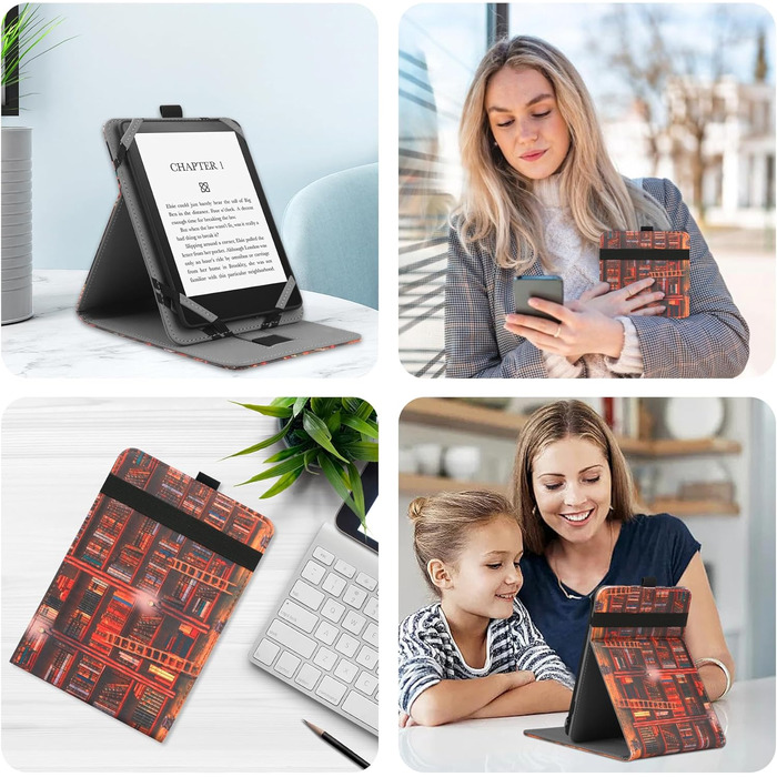 Чохол для Kindle Paperwhite/Kobo/Tolino/Pocketbook/Sony 6-6.8-7 дюймів з петлею, універсальний