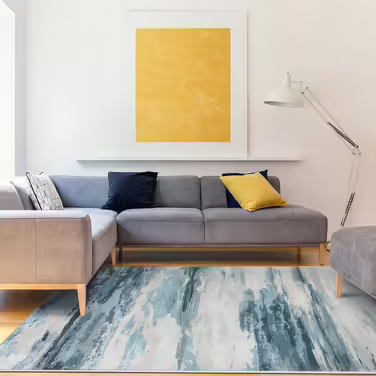 Cinknots Carpets Vintage Abstract Carpet Home Modern Carpets Chic Ink Splatter Soft Carpet Anti-Slip Rugs Carpet for Living Room (Gray10, 80 x 120 cm) 80 x 120 cm Gray10