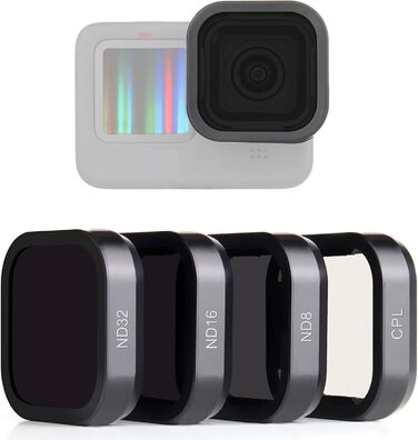 Фільтри SOONSUN для GoPro Hero 12 11 10 9: CPL, ND8, ND16, ND32 (4 шт.)