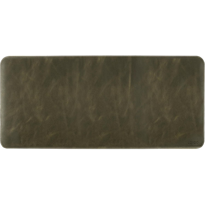 Килимок для миші Londo Echtleder, великий, зелений – шкіряний килимок на стіл з нековзкою основою та гладкою поверхнею