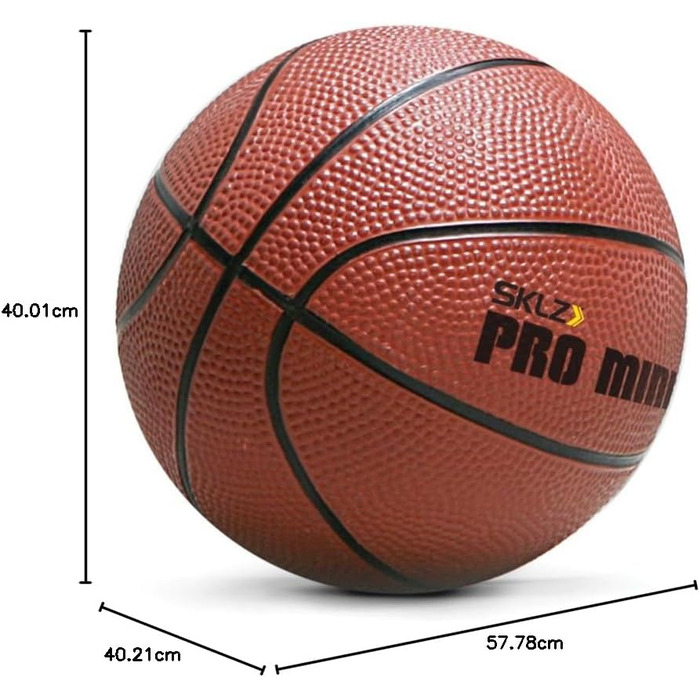 SKLZ Pro Mini баскетбольний кошик - ігровий кошик з м'ячем (одиночний, Pro Mini Hoop XL)