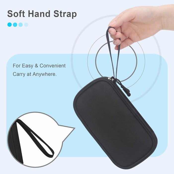 Органайзер для аксесуарів Lacdo: USB-накопичувачі, кабелі, флешки (Чорний)