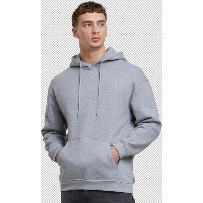 Спортивний худі Urban Classic Basic Oversized чорного кольору, розмір S (Heathergrey)