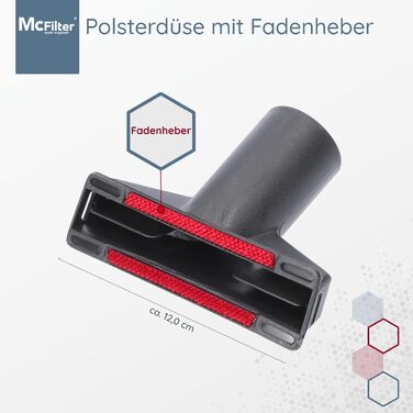 Набір щіток для пилососа Miele Blizzard CX1 PowerLine (6 шт.), сумісний з діаметром 32/35 мм, з насадкою для меблів, для оббивки, для щілин, адаптер