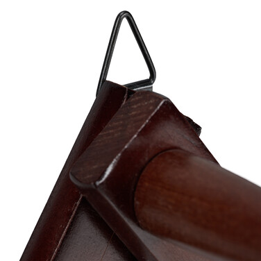 Relaxdays Wooden Folding Clothes Rack