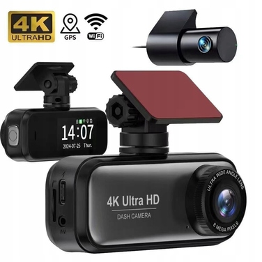 Автомобільний відеореєстратор DIAWAY C900A 4K UHD з Wi-Fi, GPS та задньою камерою