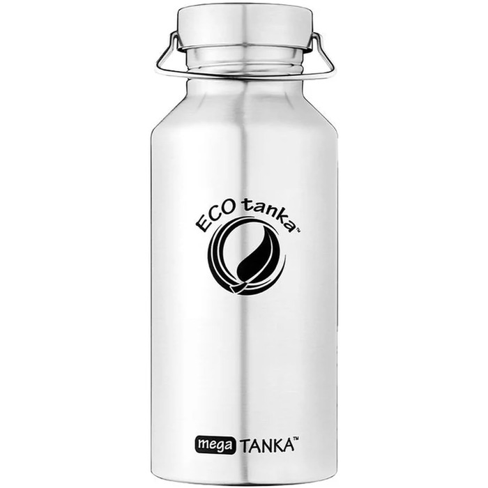 ECOtanka 2.0 Liter megaTANKA™ Stainless Steel Water Bottle - Stainless Steel Cap - Sustainable Water Bottle for Sports, Outdoor Activities, Fitness, BPA-Free, Leak-Proof, Made to Last
