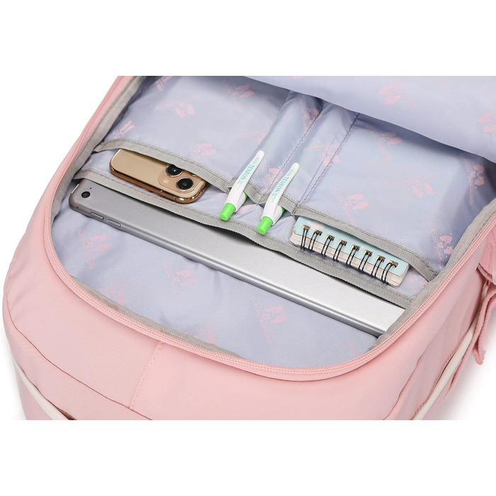 Рюкзак для дівчат Hey Yoo: стильний рюкзак для школи, коледжу, середньої та старшої школи. Рожевий колір.